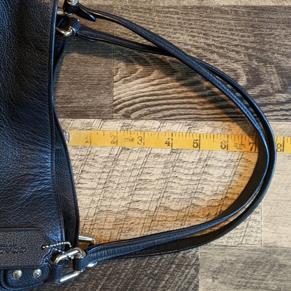 Coach Edie 31 Shoulder Bag Black Leather - Picture 11 of 11
